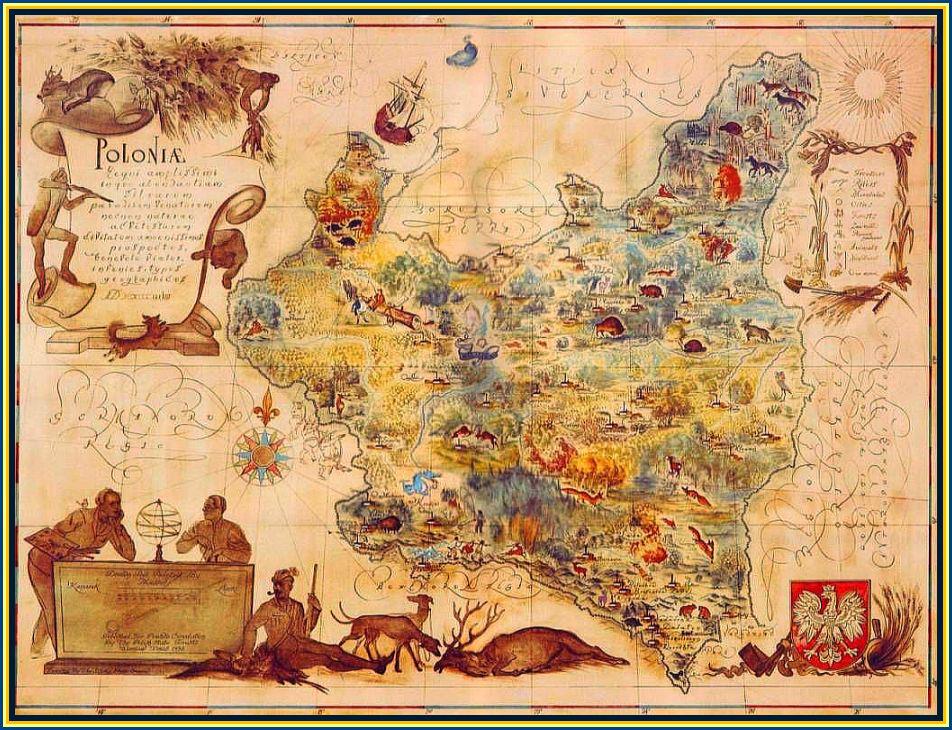Mapa łowiecka II RP