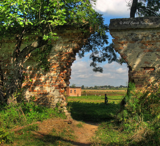 Tartaków - ruiny pałacu